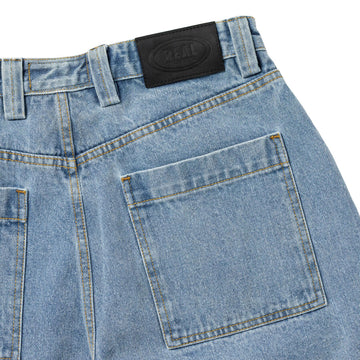 Real Street Cleaner Shorts - Light Bleached Wash