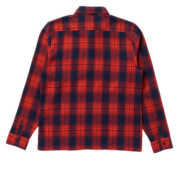 There Sally Long Sleeve Flannel Shirt - Red Plaid