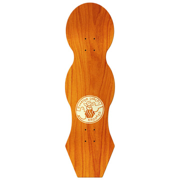 Krooked x Quartersnacks Snackman Cruiser Skateboard Deck - Multi - 9.00