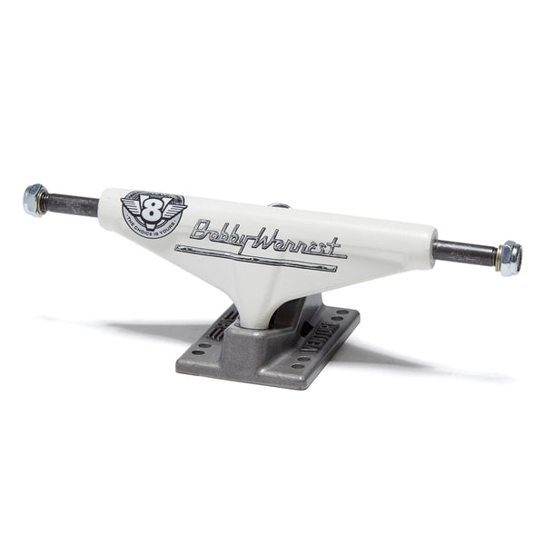 スケートボード VENTURE TRUCKS OJ WHEELS BRONSON Venture V8 Bob Worrest Skateboard Trucks - Cream/Black - 5.2 Hi – CCS