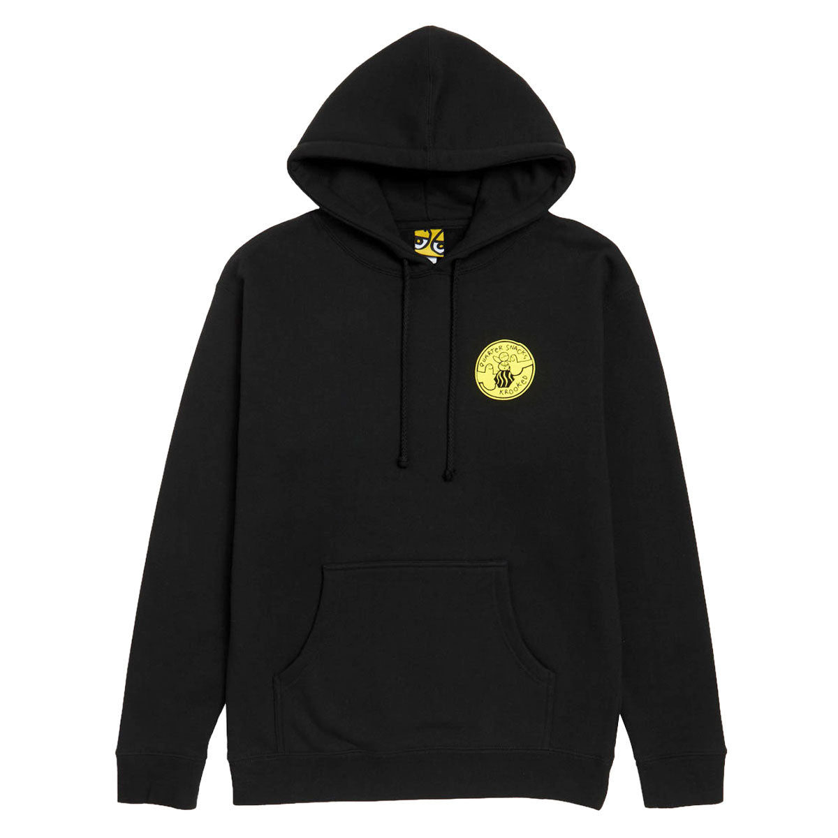 Krooked x Quartersnacks Snackman Hoodie - Black
