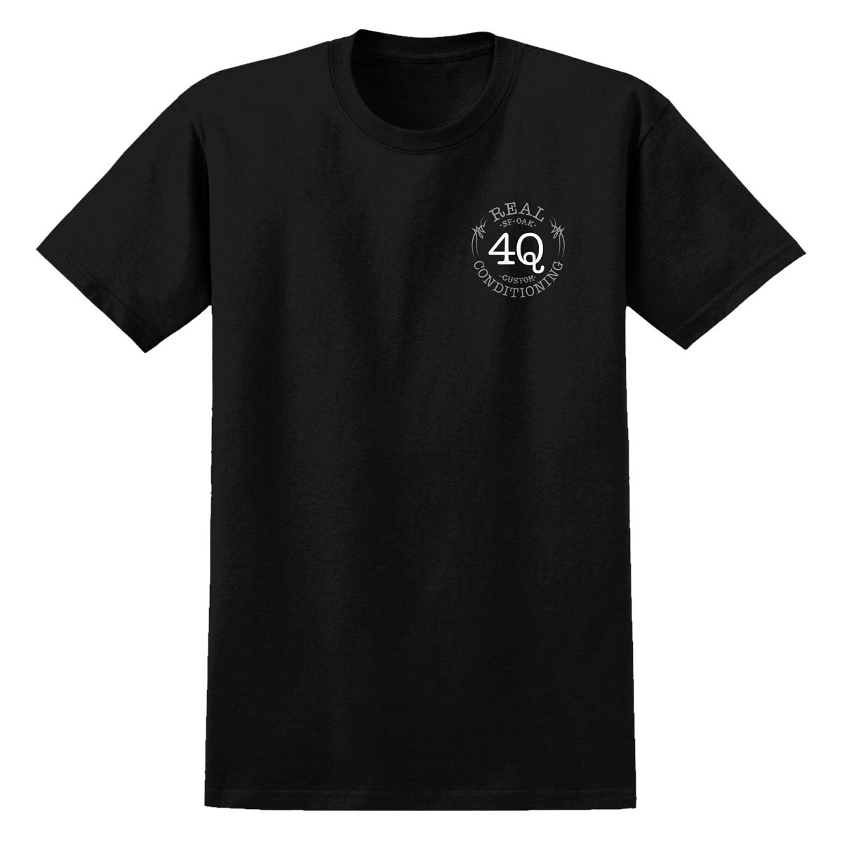 Real x 4Q T-Shirt - Black – CCS