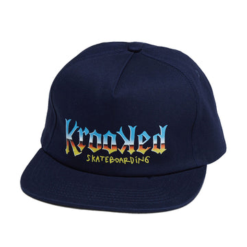Krooked Chrome Zone Hat - Navy