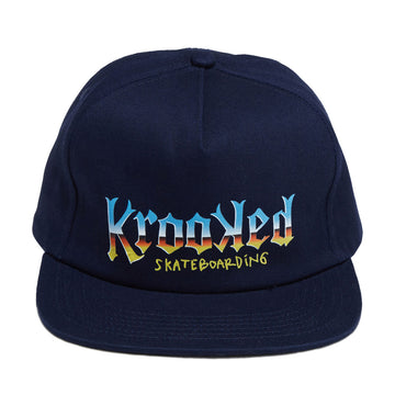 Krooked Chrome Zone Hat - Navy