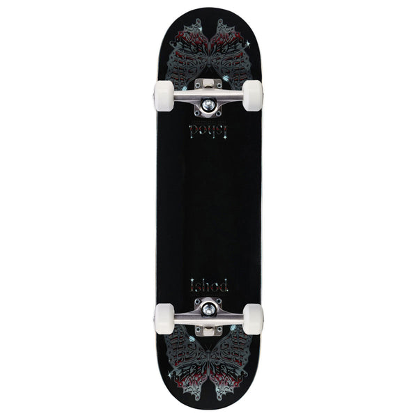 Real Ishod DBX Mariposa Chrome Redux Twin Tail Skateboard Complete