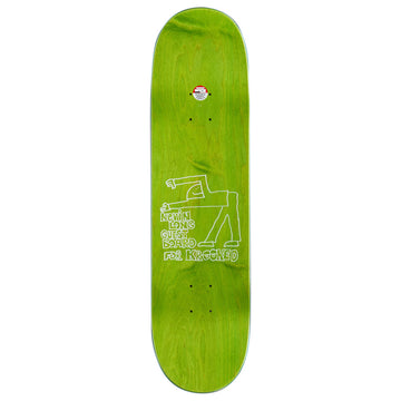 Krooked Spanky Guest Pro True Fit Skateboard Deck - Green - 8.25
