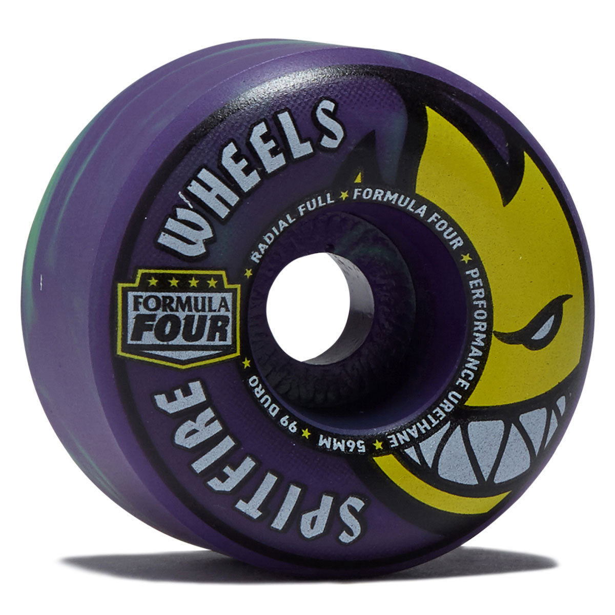 Spitfire Team Colors F4 99 Radial Full Skateboard Wheels - Neon