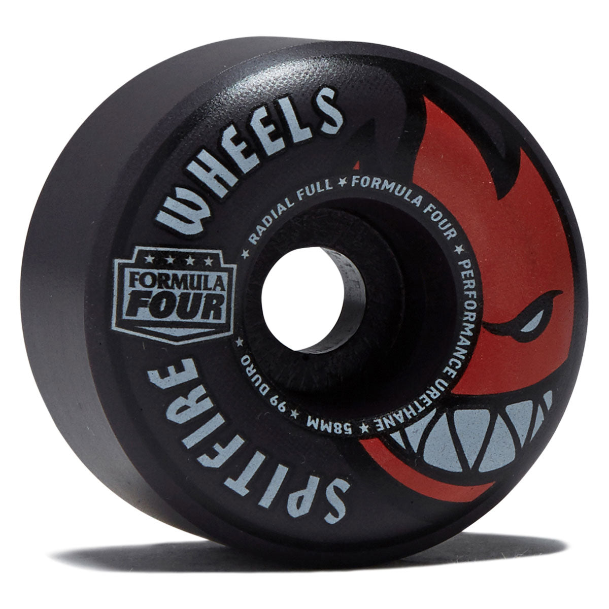 Spitfire Team Colors F4 99 Radial Full Skateboard Wheels - Black
