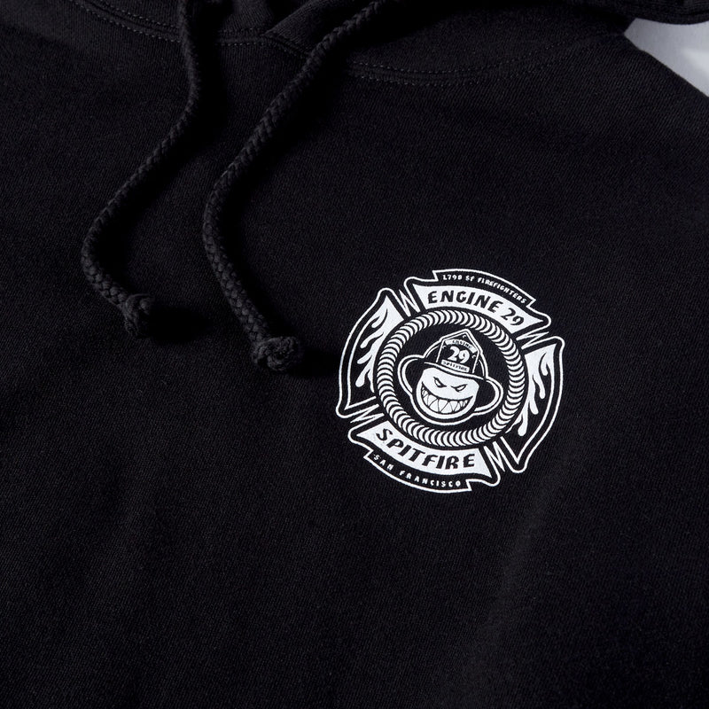 Spitfire x Engine 29 Hoodie - Black