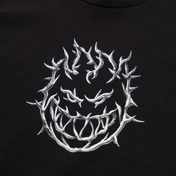Spitfire Bighead Thorn T-Shirt - Black/Tonal Black/Tonal White