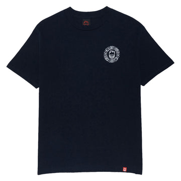 Spitfire Classic Swirl Paisley T-Shirt - True Navy/White