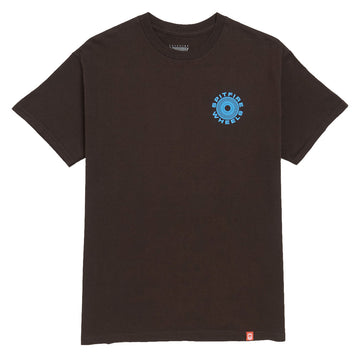 Spitfire Classic '87 Swirl Fill T-Shirt - Dark Chocolate/Blue/White