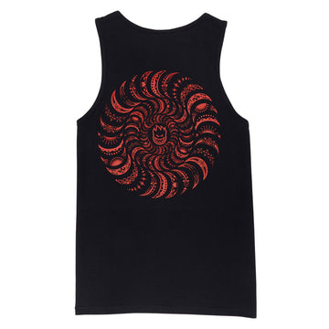 Spitfire Classic Swirl Paisley Tank Top - Black/Red