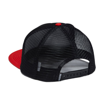 Spitfire Old E Drop Bighead Snapback Hat - Black/Red