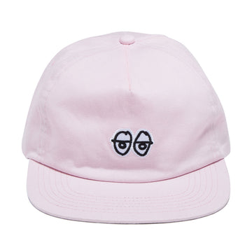 Krooked Eyes Snapback Hat - Pink