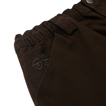 Krooked Eyes Twill Shorts - Brown