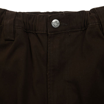 Krooked Eyes Twill Shorts - Brown
