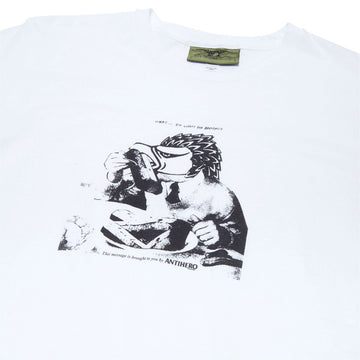 Anti-Hero Tasty Curbs T-Shirt - White/Black Tonal
