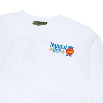 Anti-Hero Natty Revs Long Sleeve Pocket T-Shirt - White/Multi Color