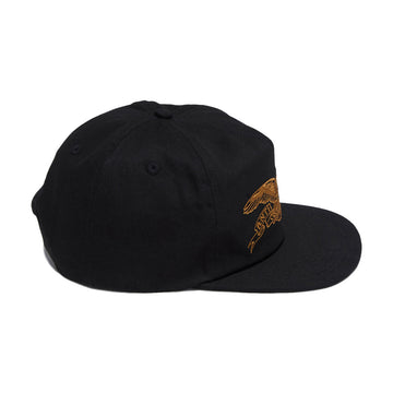 Anti-Hero Basic Eagle Snapback Hat - Black/Gold