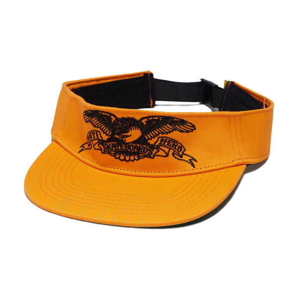 Anti-Hero Basic Eagle Visor Strapback Hat - Orange/Black – CCS