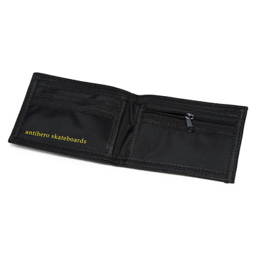 Anti-Hero Basic Eagle Bi-Fold Wallet - Black/Charcoal