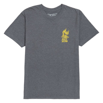 Anti-Hero Fireside T-Shirt - Heather Asphalt