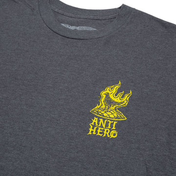 Anti-Hero Fireside T-Shirt - Heather Asphalt