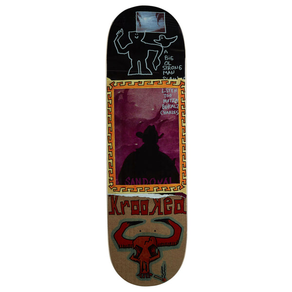 希少 レア pocket pistols クルーザーデッキ Corndog Krooked Sandoval Gun Slinger Skateboard Deck - 9.00