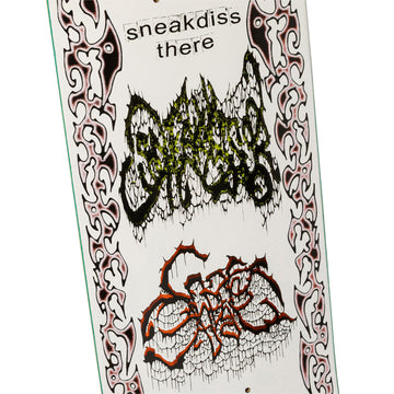 There Team Sneakdiss Battle Ship Skateboard Deck - White - 8.50