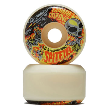 Spitfire Fabiana Invasion F4 99d Conical Full Skateboard Wheels - Natural - 54mm