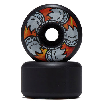Spitfire Team Multiball F4 99d OG Classic Skateboard Wheels - Black - 56mm