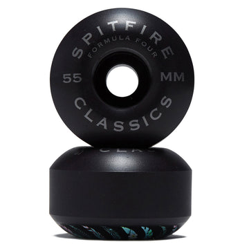 Spitfire Team Floral F4 99d Classic Skateboard Wheels - Black - 55mm
