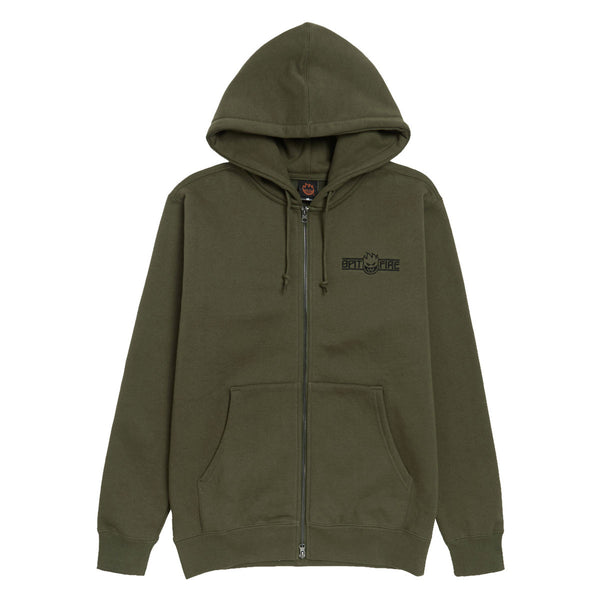 Spitfire LTB Arch Emb Zip Hoodie - Olive – CCS