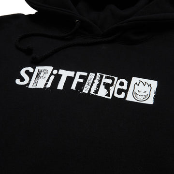 Spitfire Ransom II Hoodie - Black/White Print