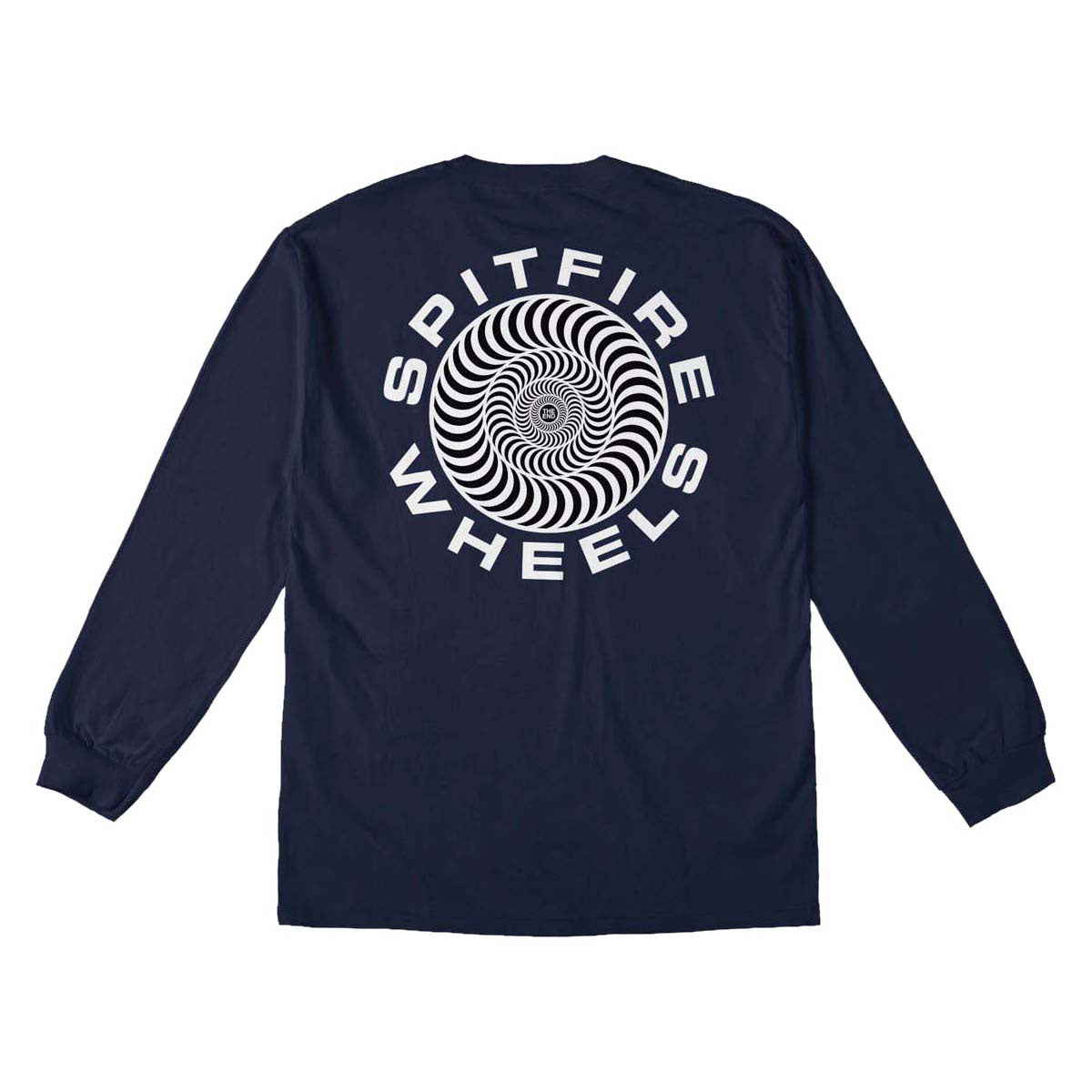 Spitfire Classic '87 Swirl Fill Long Sleeve T-Shirt - Navy/White