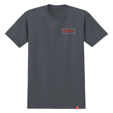 Spitfire Gas Mask T-Shirt - Charcoal/Multi Color Prints