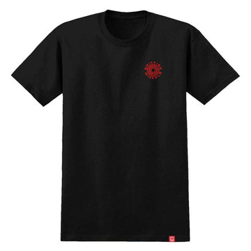 Spitfire Classic '87 Swirl Fill T-Shirt - Black/Red/White Prints