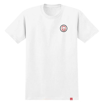Spitfire Classic Swirl Overlay T-Shirt - White/Red/Black Prints