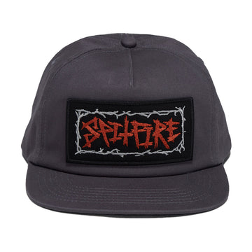 Spitfire Gas Mask Script Patch Hat - Charcoal