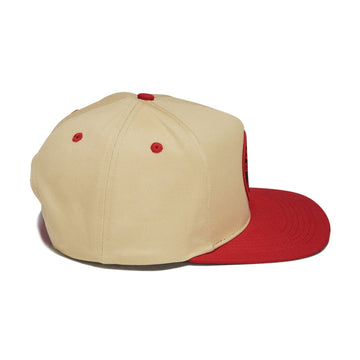 Spitfire Classic '87 Swirl Patch Hat - Tan/Red/Black