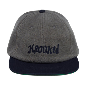 Krooked Double Ok Script Hat - Grey/Navy