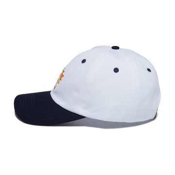 Krooked Sun Heart Hat - White/Navy
