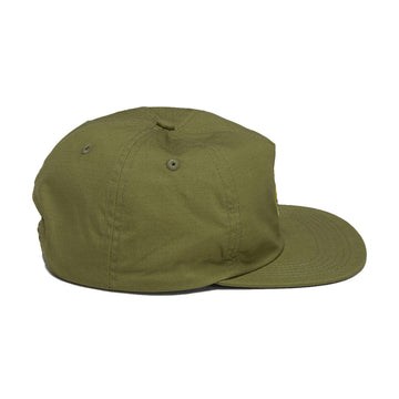 Krooked Eyes Hat - Olive/Yellow