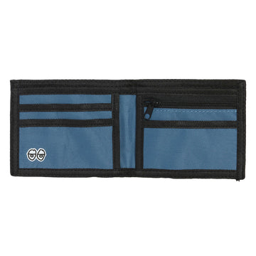 Krooked Double Ok Script Wallet - Black/Blue