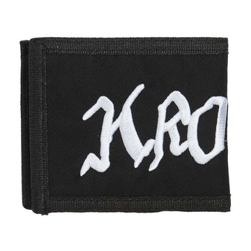 Krooked Double Ok Script Wallet - Black/Blue