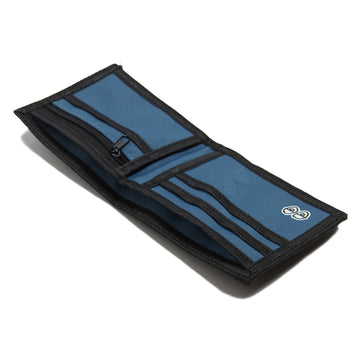 Krooked Double Ok Script Wallet - Black/Blue