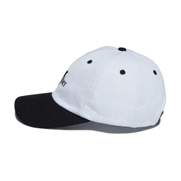 Thunder Bolt Script Hat - White/Black