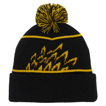 Anti-Hero Eagle Pom Beanie - Black/Yellow