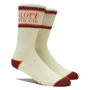 Anti-Hero It's A Rip Off Socks - Cream/Orange/Dark Red